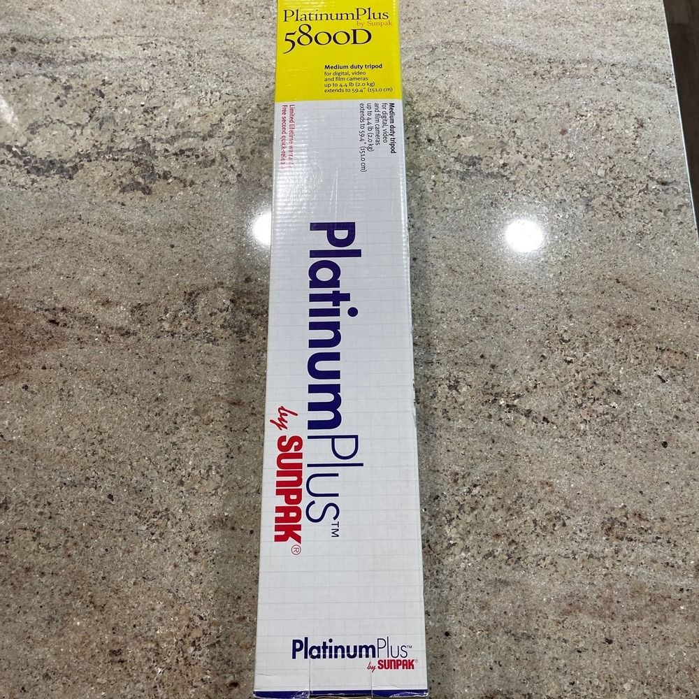Sunpak Platinum Plus‎ 5800D Medium Weight Tripod